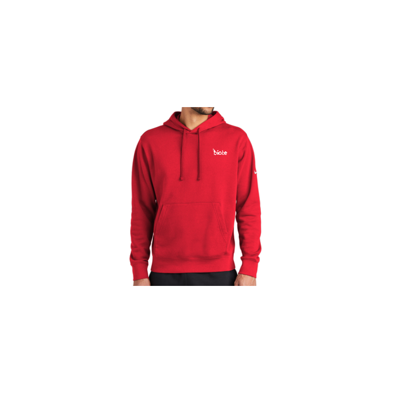 Biote Pullover Hoodie Red