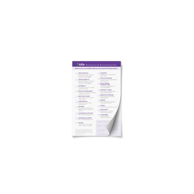 Nutraceutical Prescription Pad (1 Pack)